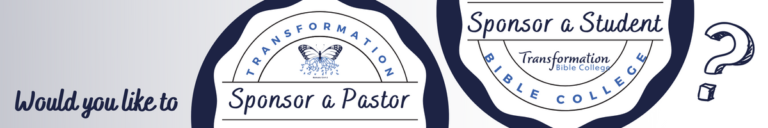 Sponsor a Pastor or sponsor a student form banner
