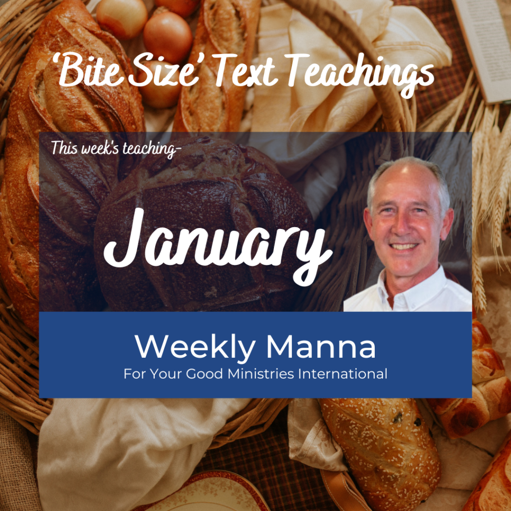 January Weekly Manna