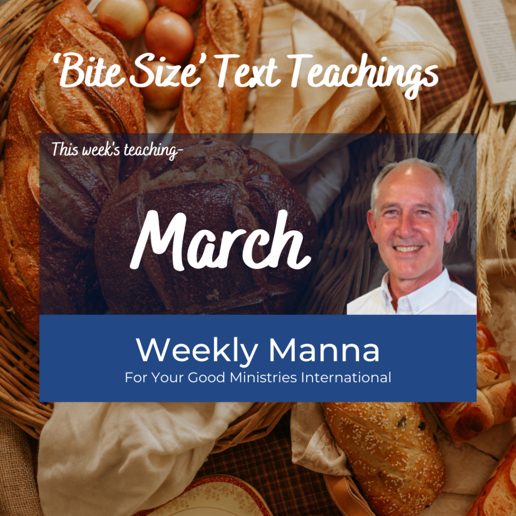 March Weekly Manna
