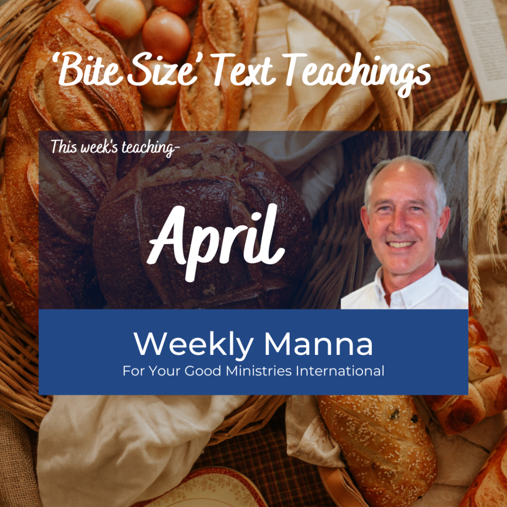 April Weekly Manna